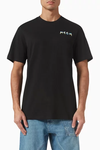 Logo T-shirt in Cotton Jersey