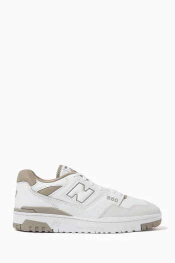 BB550 Low-top Sneakers in Leather & Mesh
