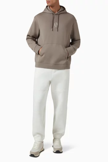AX Logo Hoodie in Jersey