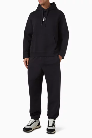 AX Logo Hoodie in Jersey