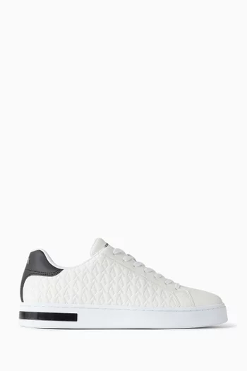 AX Logo Essential Sneaker in Leather