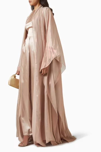 طقم زارينا متناسق كريب حرير وشيفون