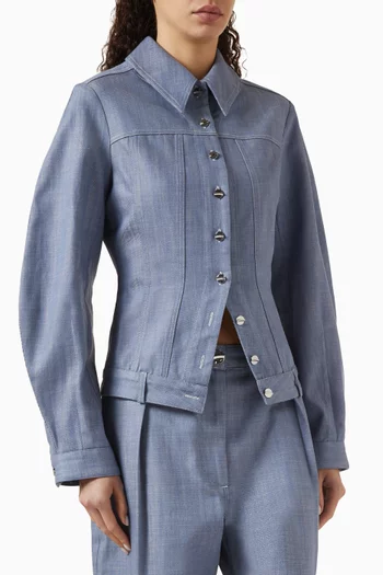 Structured Jacket in Denim