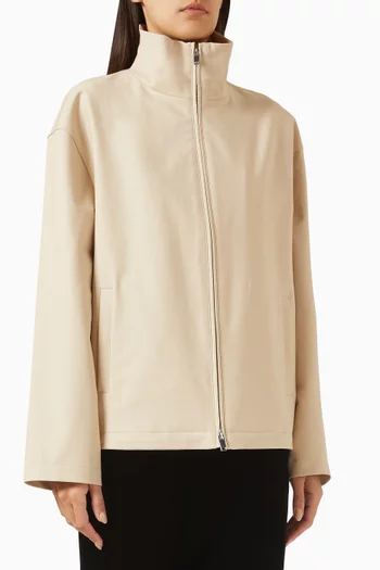 Bomber Jacket in Cotton