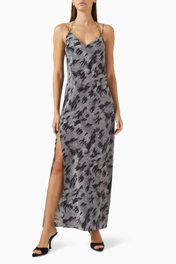 فستان ستريت شادو حرير