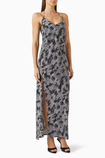 فستان ستريت شادو حرير