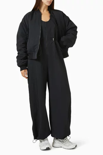 Subway Oversized Jacket in Nylon