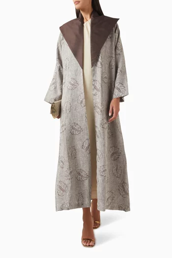 Serenity in Nature Abaya in Linen