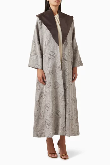 Serenity in Nature Abaya in Linen