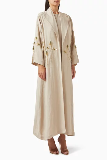 Sunlight Elegance Abaya in Linen
