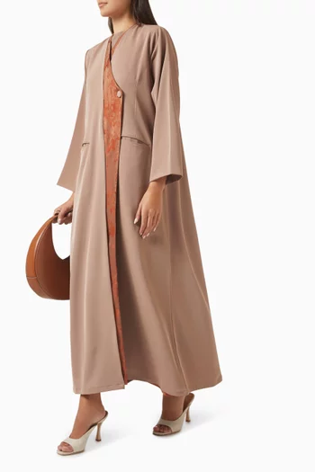 Fusion Abaya in Crepe