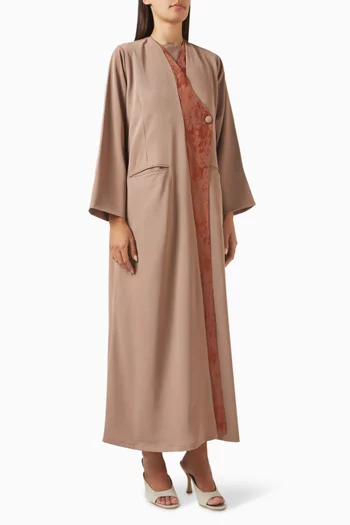 Fusion Abaya in Crepe