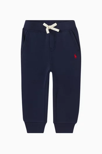 Logo-embroidered Sweatpants in Cotton