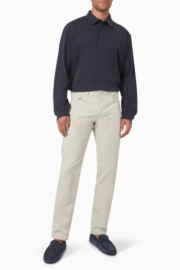 Rugby Polo Shirt in Supima Cotton