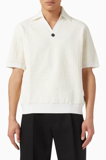 The Scala Polo Shirt in Stretch Viscose