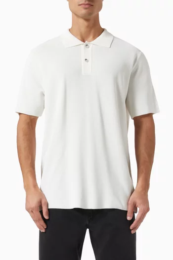 Le Polo Maille Shirt in Viscose=blend