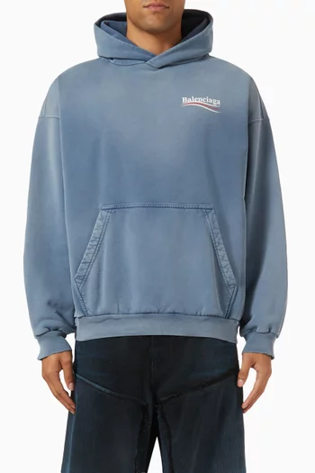 Political Campagn Medium-fit Hoodie in Fleece