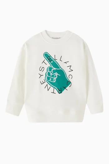 Logo Sweatshirt in Cotton