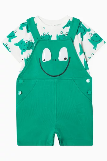 Baby Frog-print T-shirt in Cotton