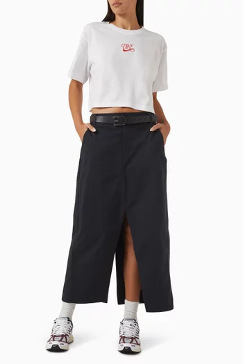 NSW Midi Skirt in Twill