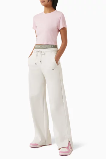 Phoenix High-Waisted Pants in Fleece