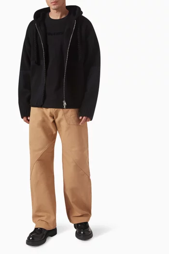 Twisted Workwear Pants in Cotton