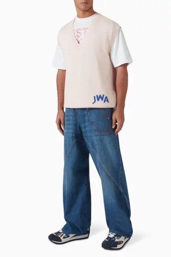 JWA Crewneck Sweater in Cotton Blend