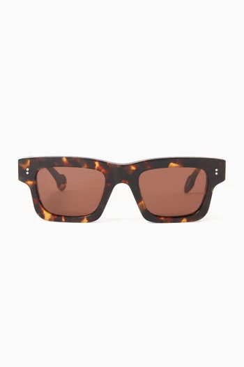 Rectangle Sunglasses in Acetate