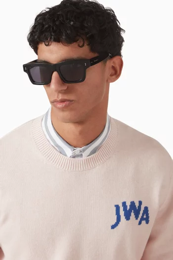 Rectangle Sunglasses in Acetate