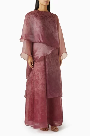Printed Cape Kaftan