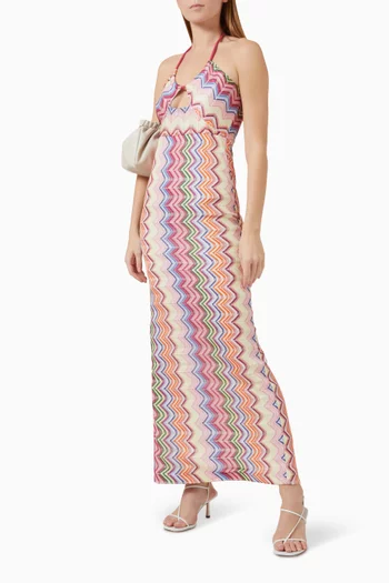 Bianca Zigzag Maxi Dress