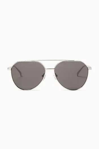 Aviator Sunglasses in Metal