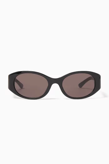 Oval Sunglasses in Acetate