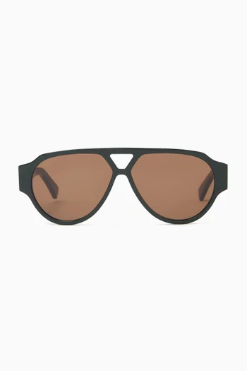 Aviator Sunglasses in Acetate