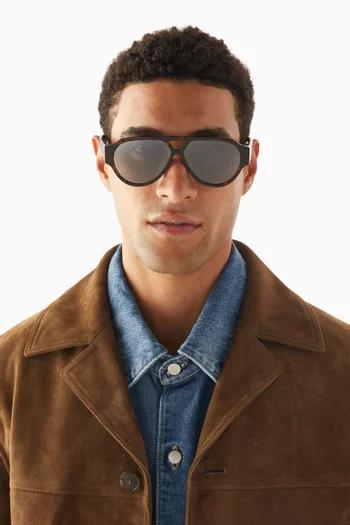 Aviator Sunglasses in Acetate