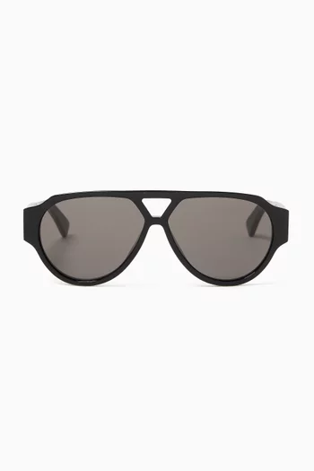 Aviator Sunglasses in Recycled Acetate