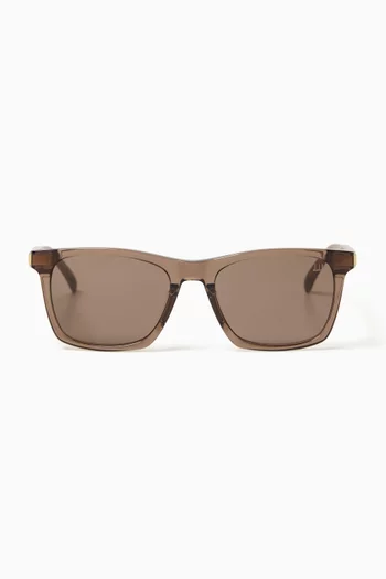Rollagas Rectangle Sunglasses in Metal