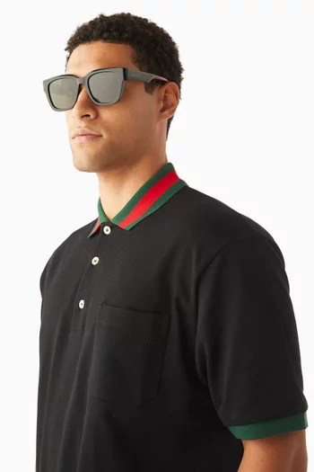 D-frame Sunglasses in Recycled Acetate