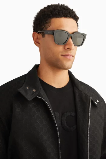 D-frame Sunglasses in Recycled Acetate