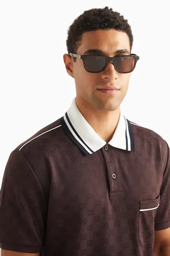 Square Sunglasses in Acetate