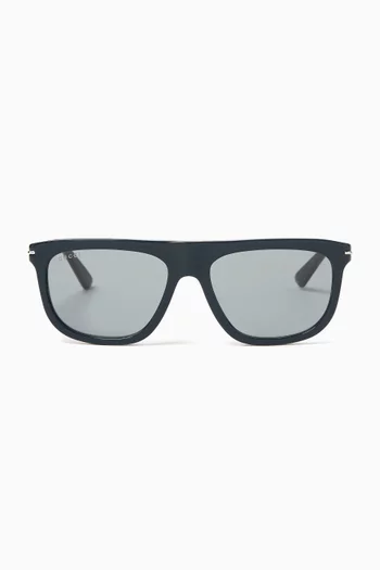D-frame Sunglasses in Acetate