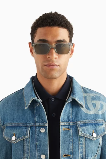 D-frame Sunglasses in Acetate