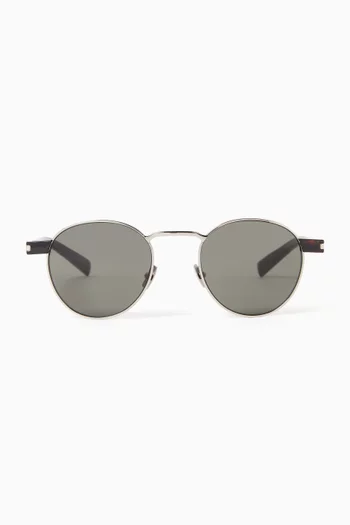 Round Sunglasses in Metal