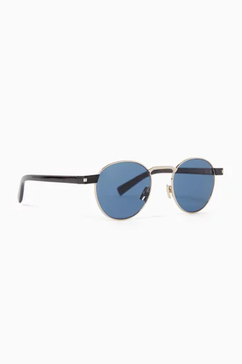Round Sunglasses in Metal