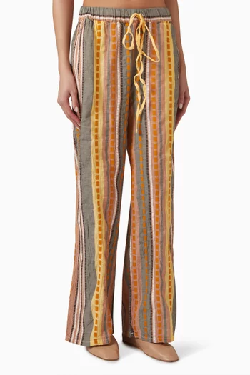 Zakar Drawstring Pants in Cotton