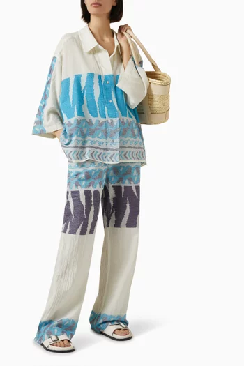 Zakar Printed Pants in Cotton