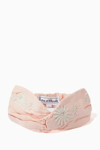 Floral Embroidered Hairband