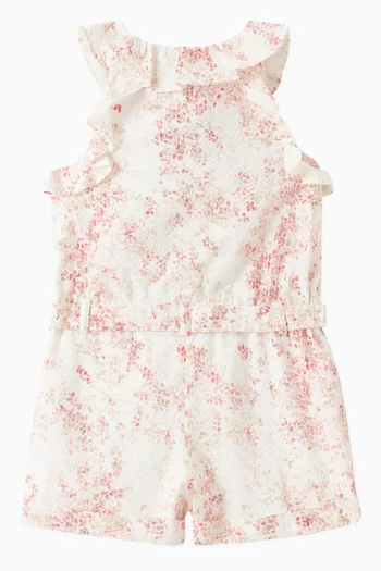 Floral Romper in Cotton