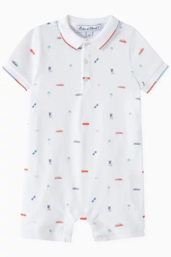 City Adventure Romper in Cotton