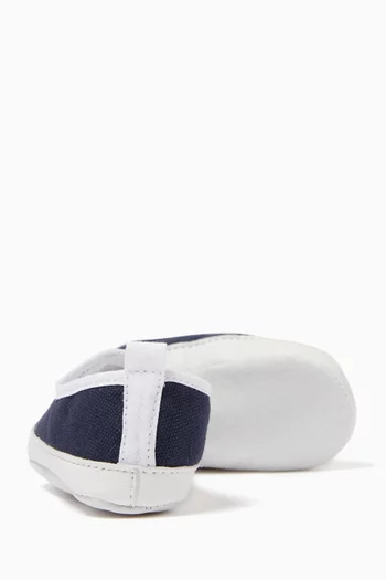 Cap-toe Booties in Cotton-blend